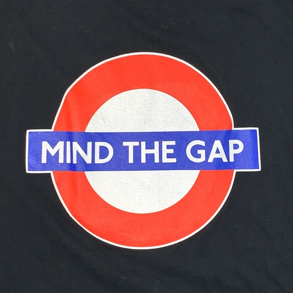 London Style Other - MIND THE GAP London Short Sleeve T-Shirt Large